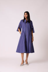 Leanne Dress - Indigo Blue